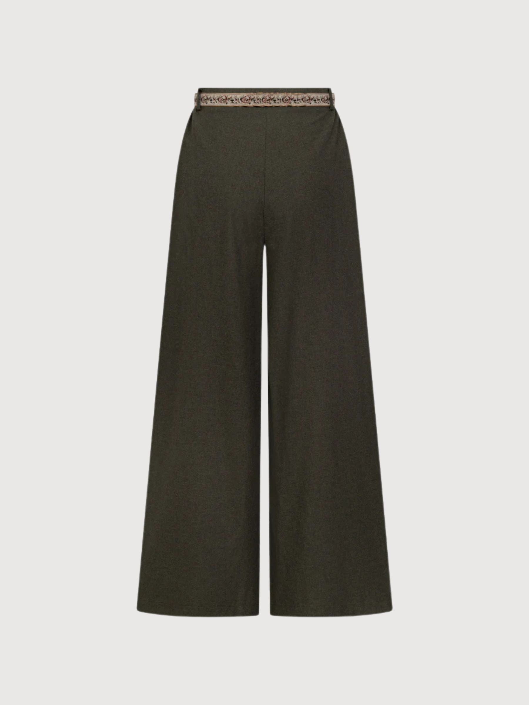 Hollie Woman Trousers Moos | FELI & HANS