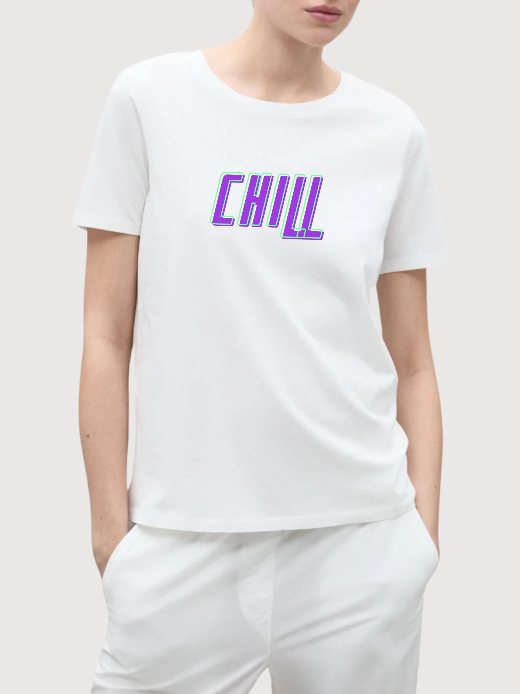 Sara Chill Weißes T-shirt | Re-bello
