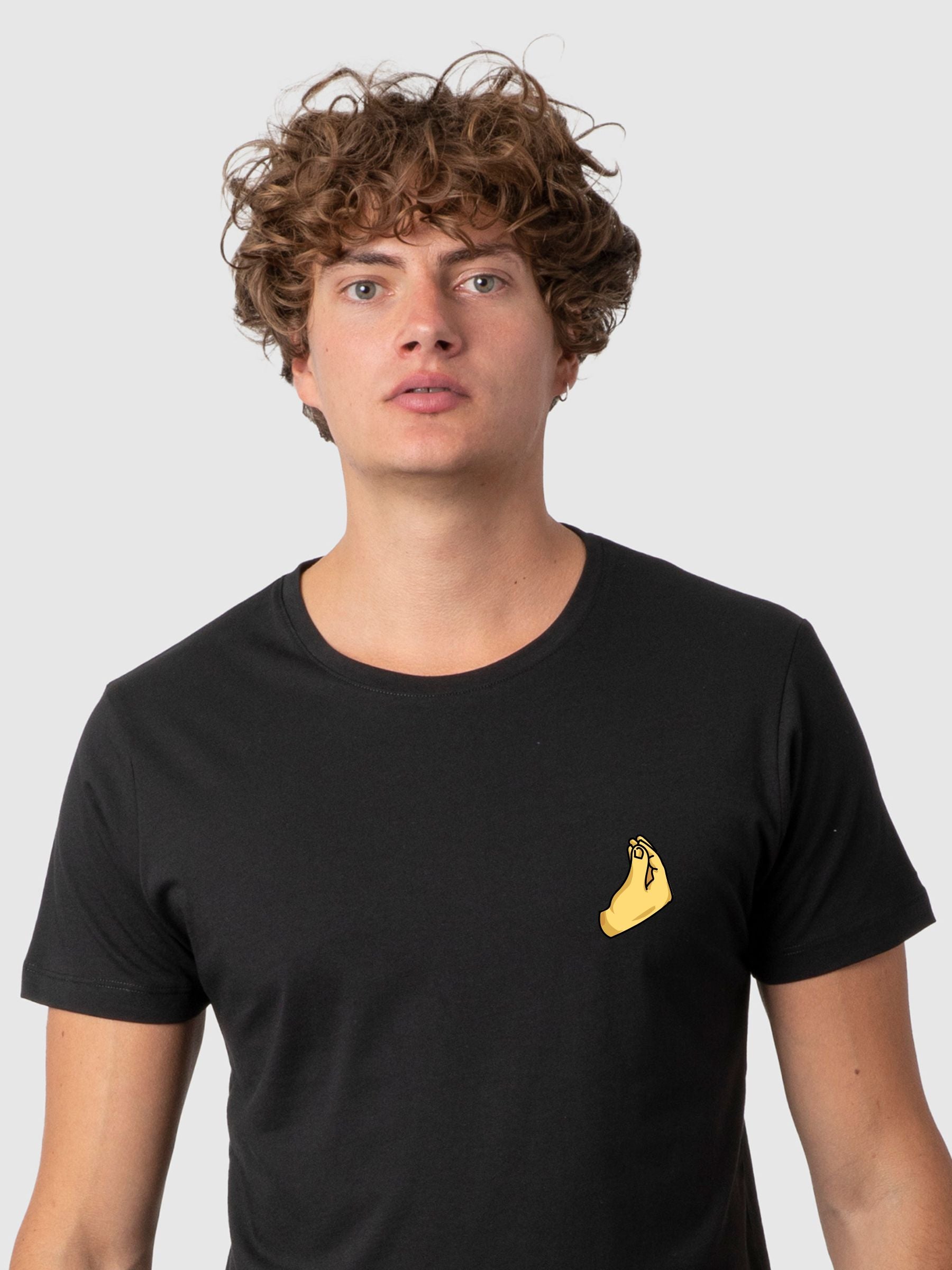 Daniel T-Shirt Hand Black | Re-Bello