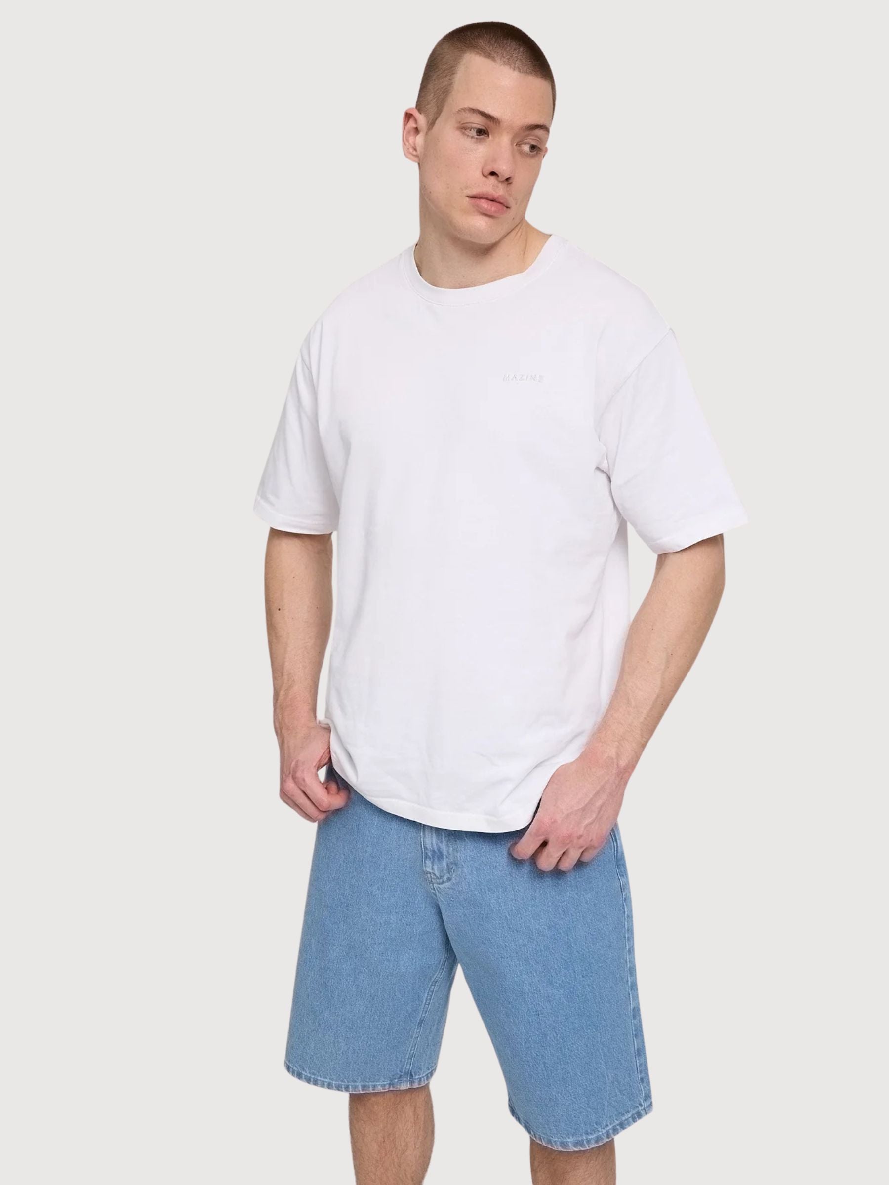 Shorts Denim Man Light Blue Wash | Mazine