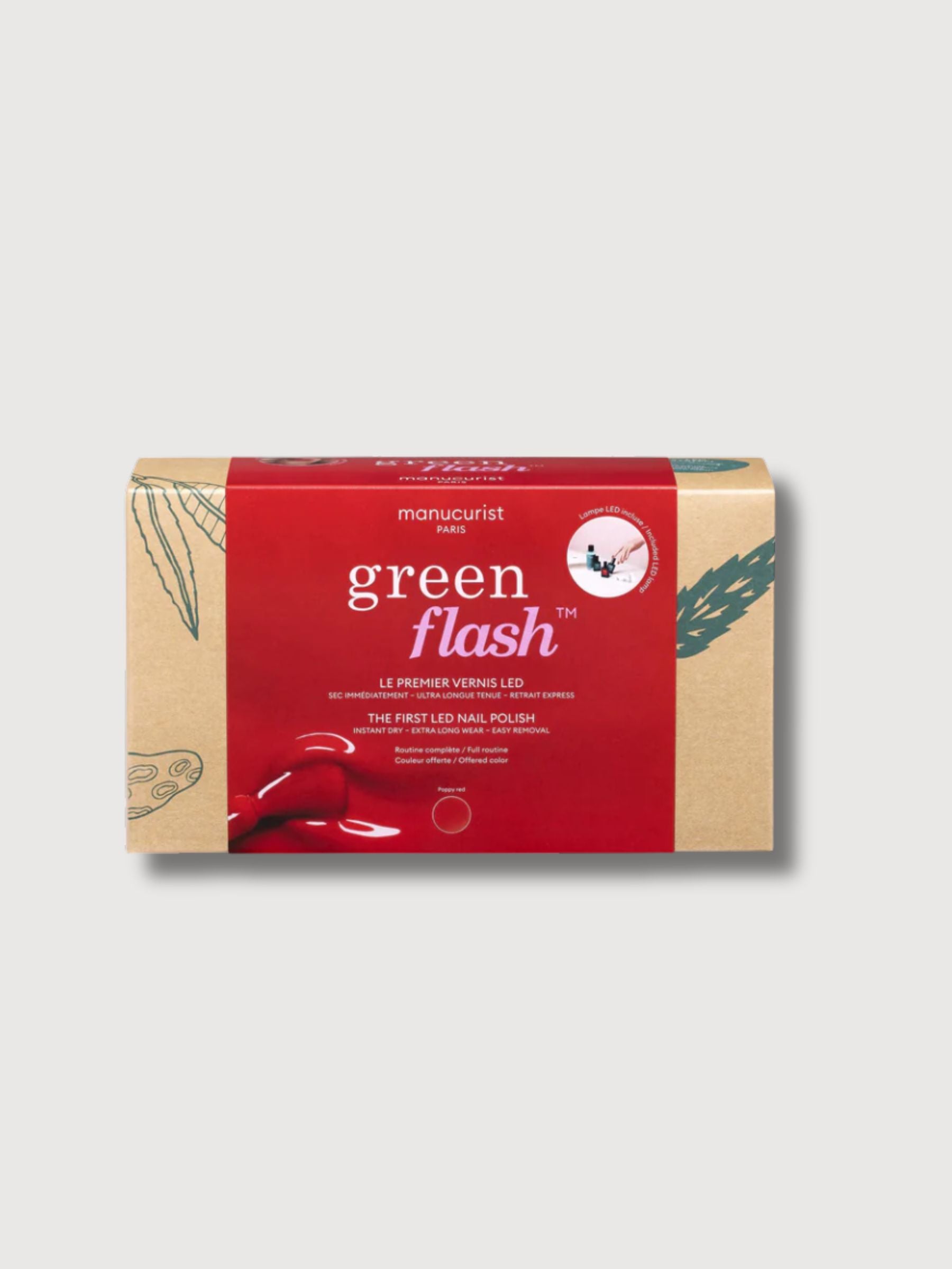 Green Flash Kit Red Poppy | Manucurist