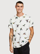 Tshirt Stoccolma Colibrì OffWhite | Dedicated