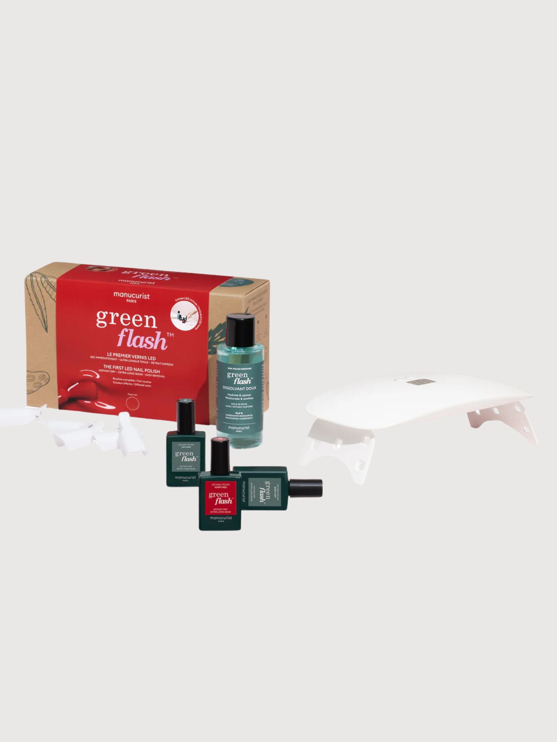 Green Flash Kit Red Poppy | Manucurist