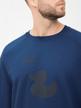 Sweatshirt What The Duck Navy Peony Man | Derbe