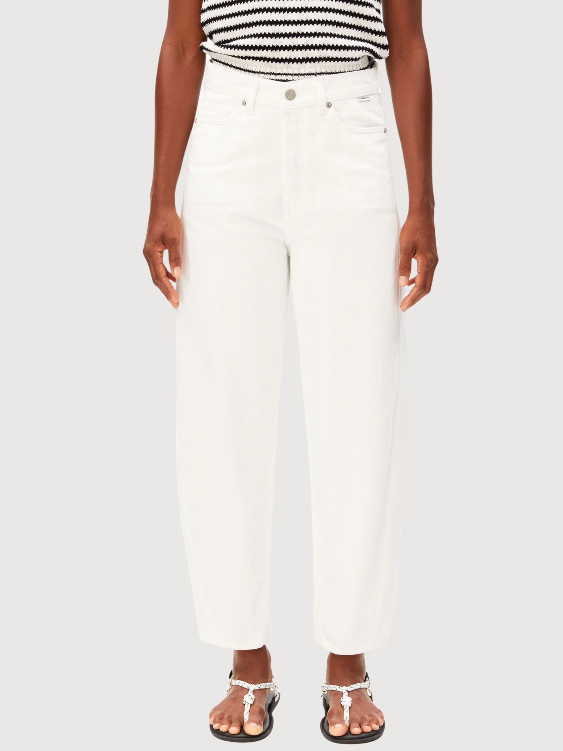 Barrel Jean Baarly White | Armedangels