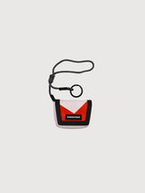 Schlüsseletui Mini Messenger Weiß/Rot | Freitag
