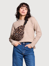 Fanny Pack Olivia Leopard Fur | Hindbag