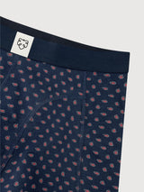 Boxer Navy Paisley Herren |  A-dam