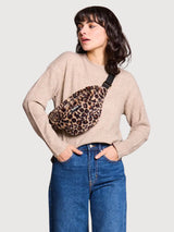 Fanny Pack Olivia Leopard Fur | Hindbag
