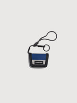 Key Holder Mini Messenger Silver/Blue | Freitag