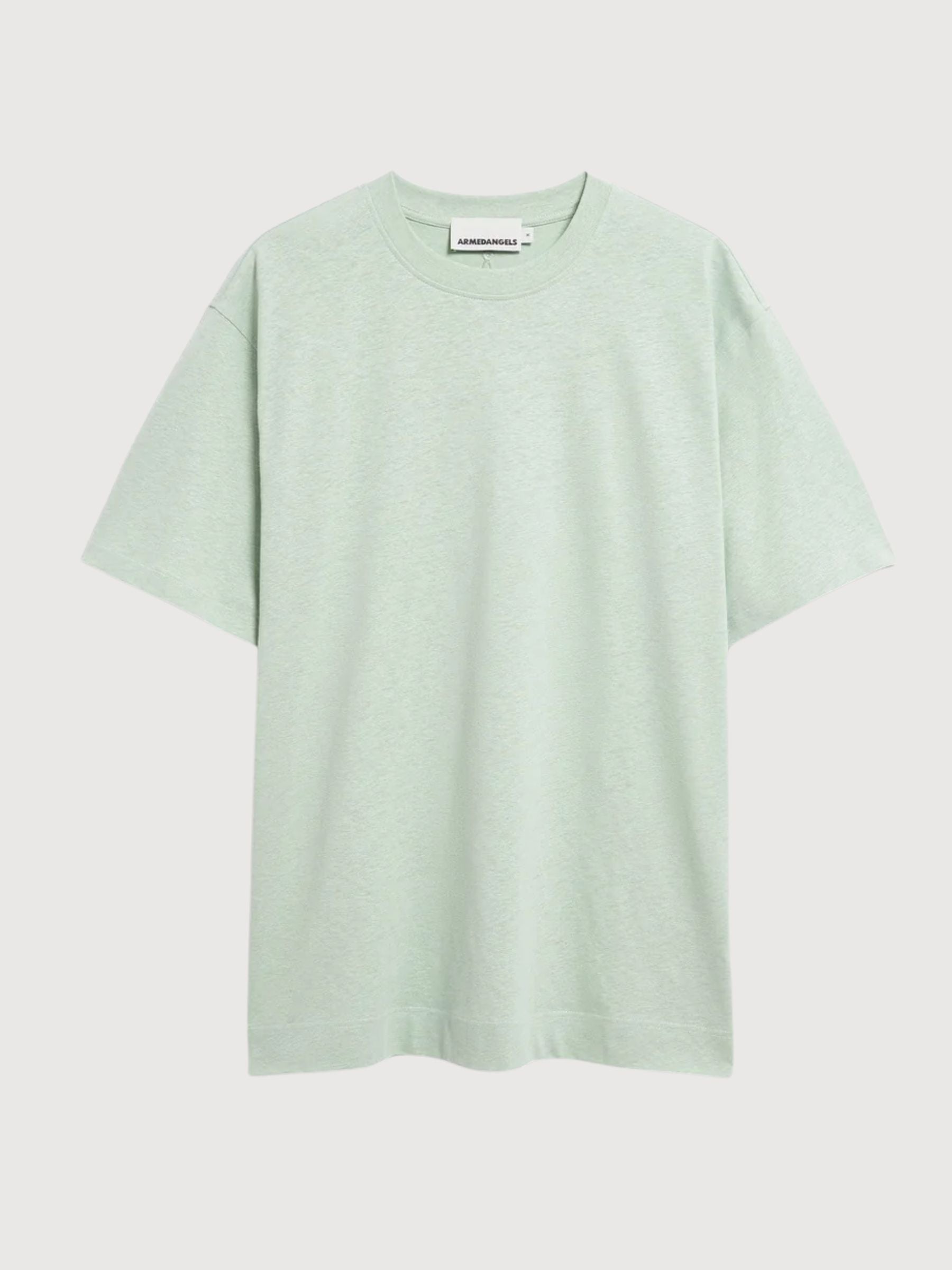 T-Shirt Maarkos Line Blend Foam Man | Armedangels