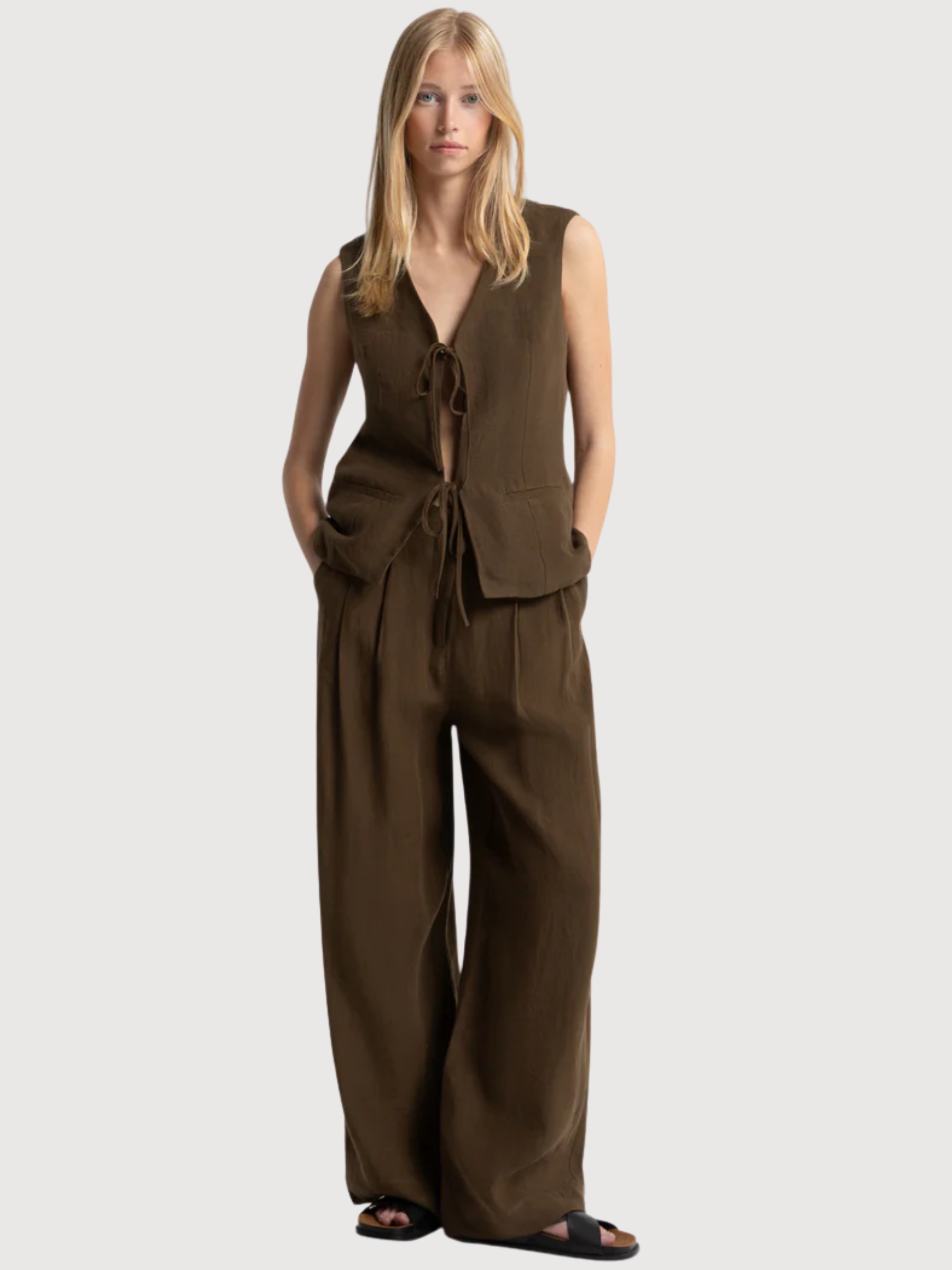 Pantalone Larena Donna Caraffa | Kings Of Indigo