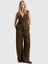 Trouser Larena Woman Carafe | Kings Of Indigo