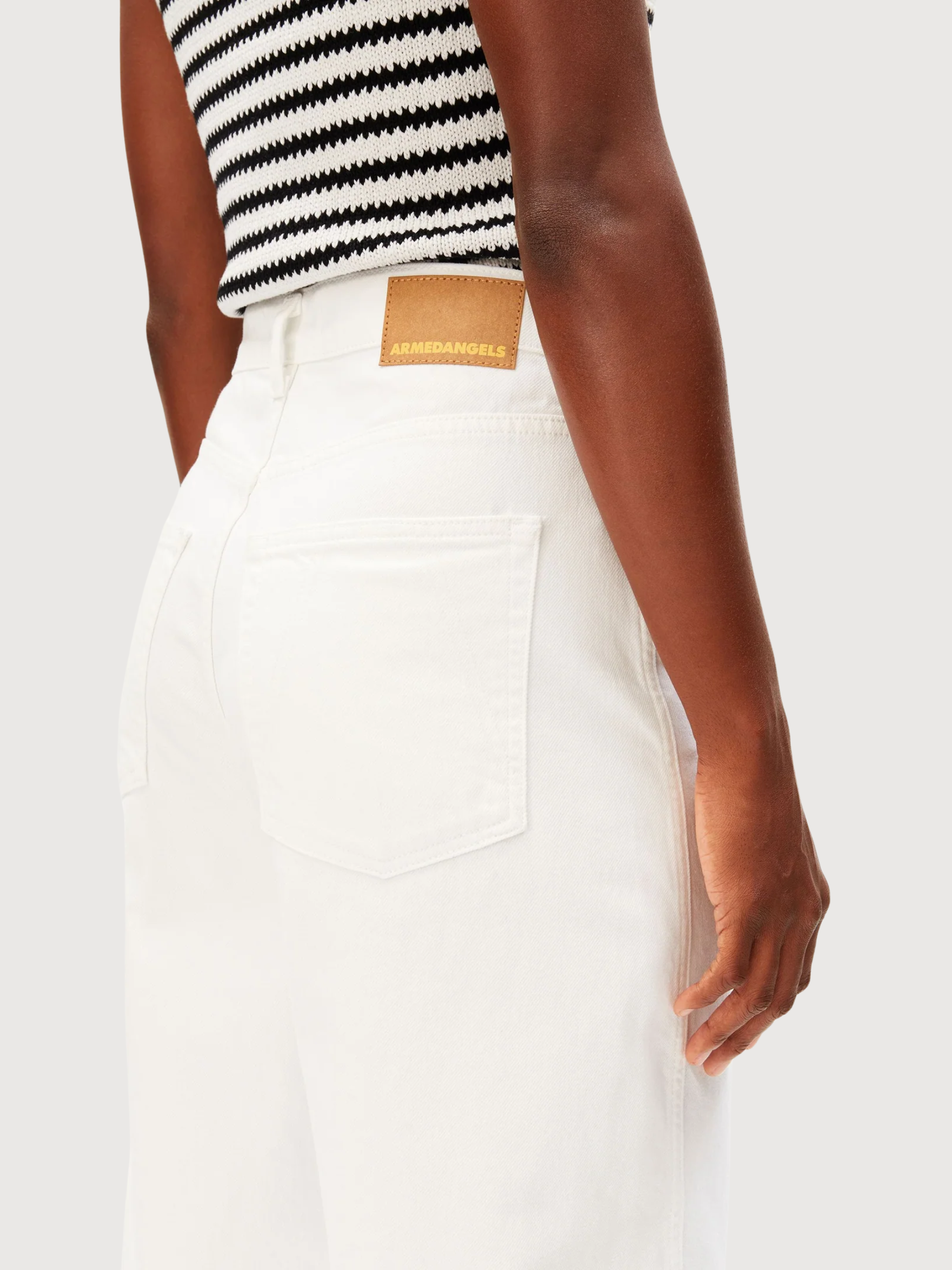 Barrel Jean Baarly White | Armedangels