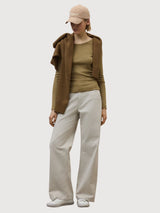 Women's Valley Pants  Oat | ECOALF