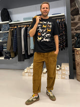 Trouser Max Brown unisex Cotton | Thinking Mu