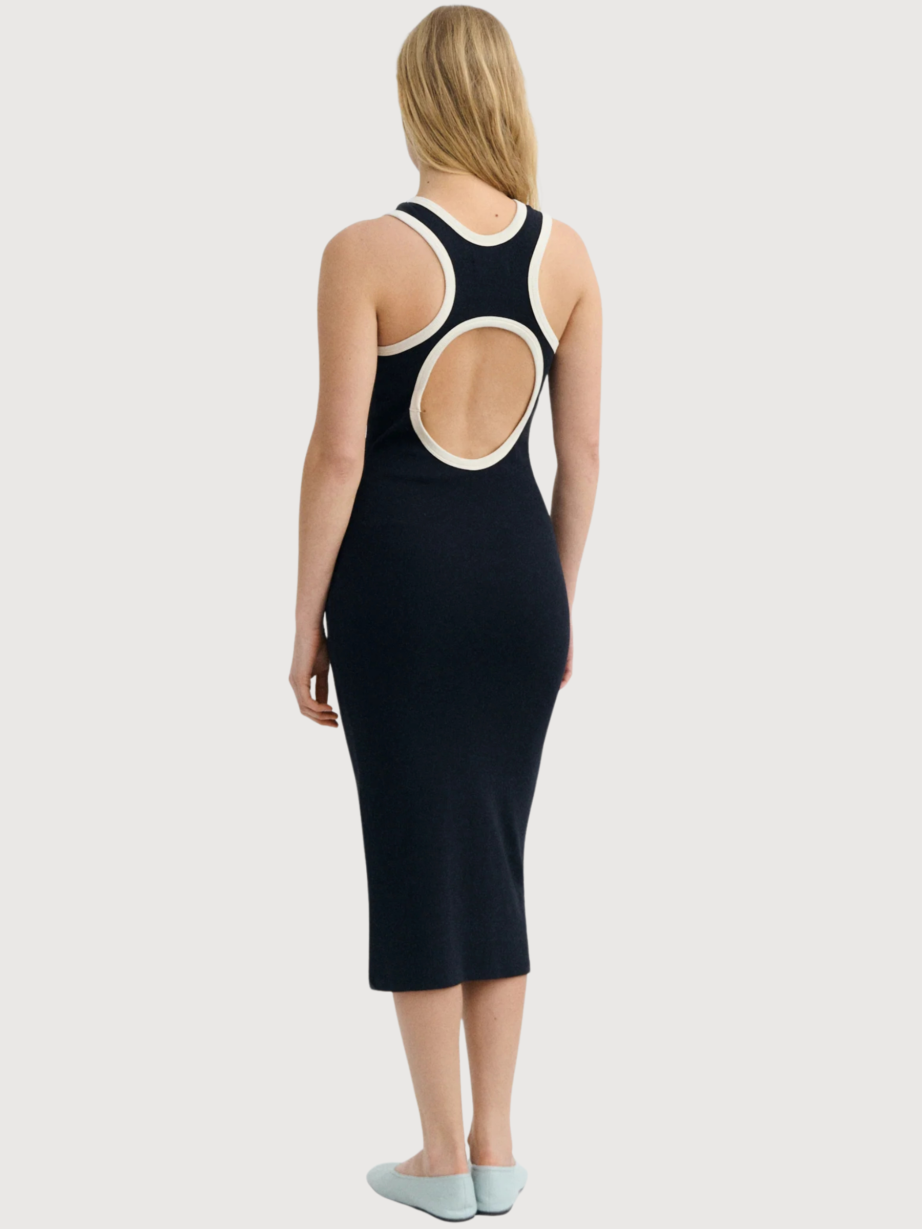 Dress Doechi Navy Pannacota Contrast | Thinking Mu