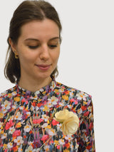 Damen Hemd mit Blumenmuster F0538 | Re-Do-It