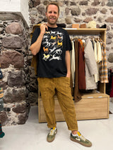 Trouser Max Brown unisex Cotton | Thinking Mu