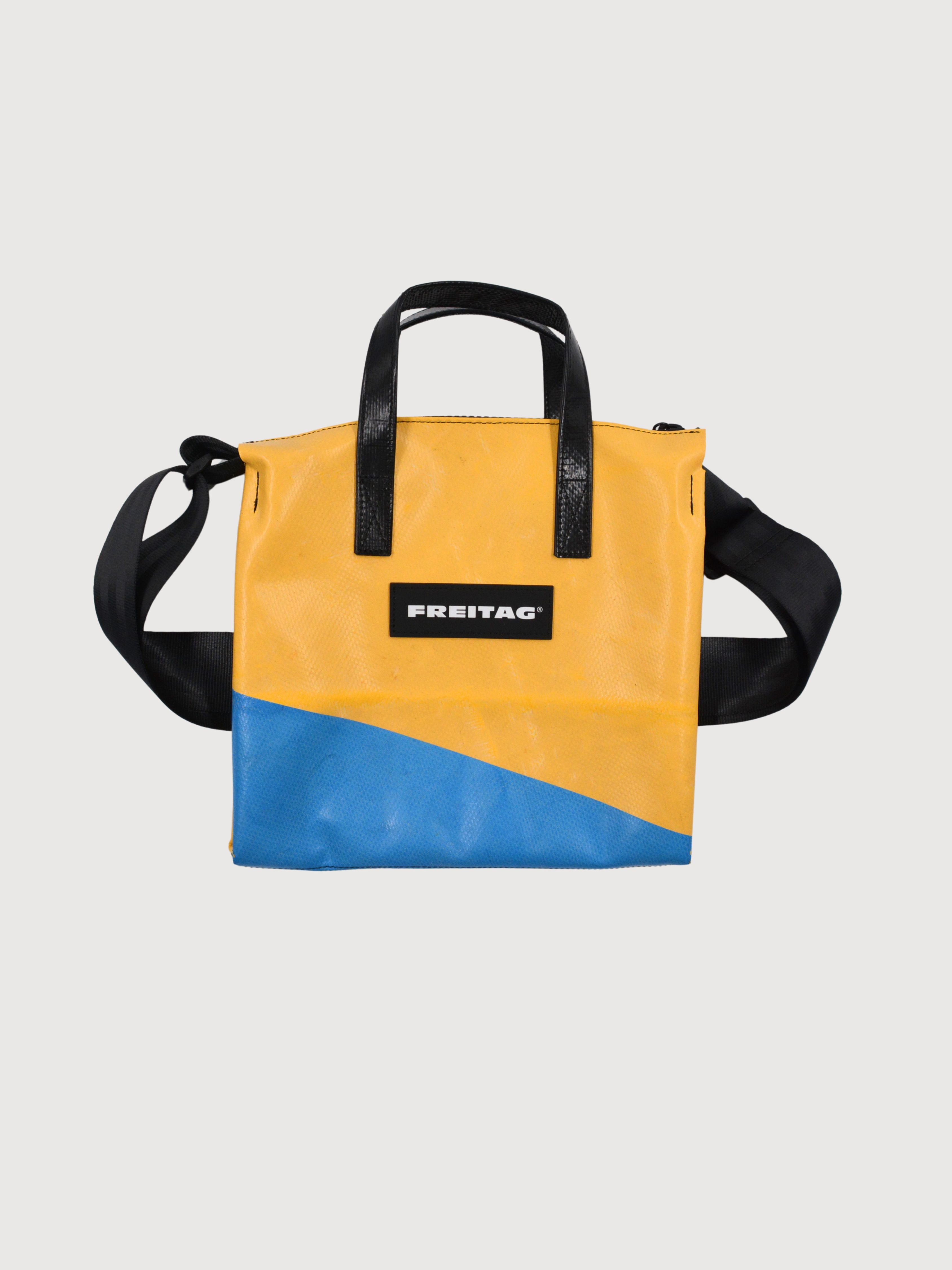 F274 RUBY Crossbody Bag Blue/Yellow | FREITAG