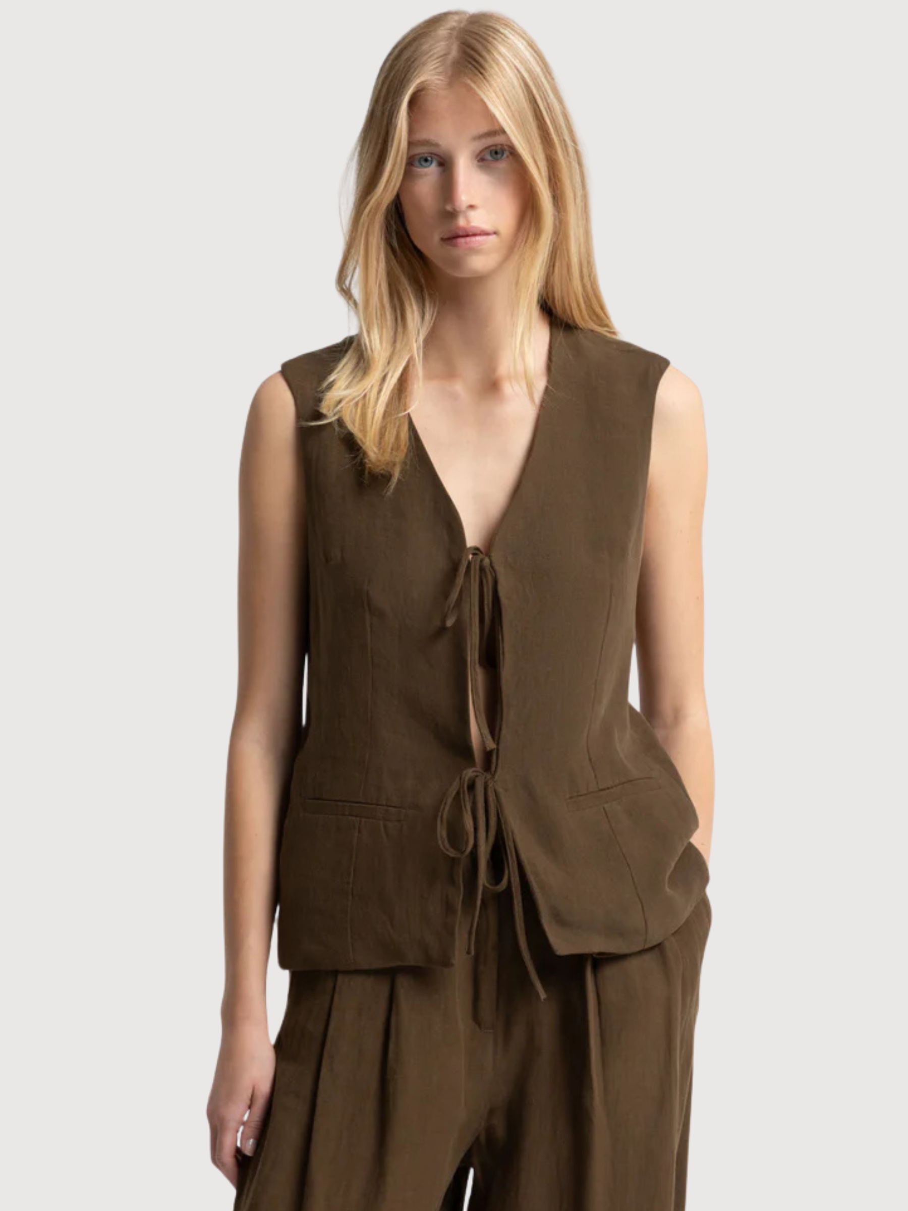 Vest Latanja Woman Carafe | Kings Of Indigo
