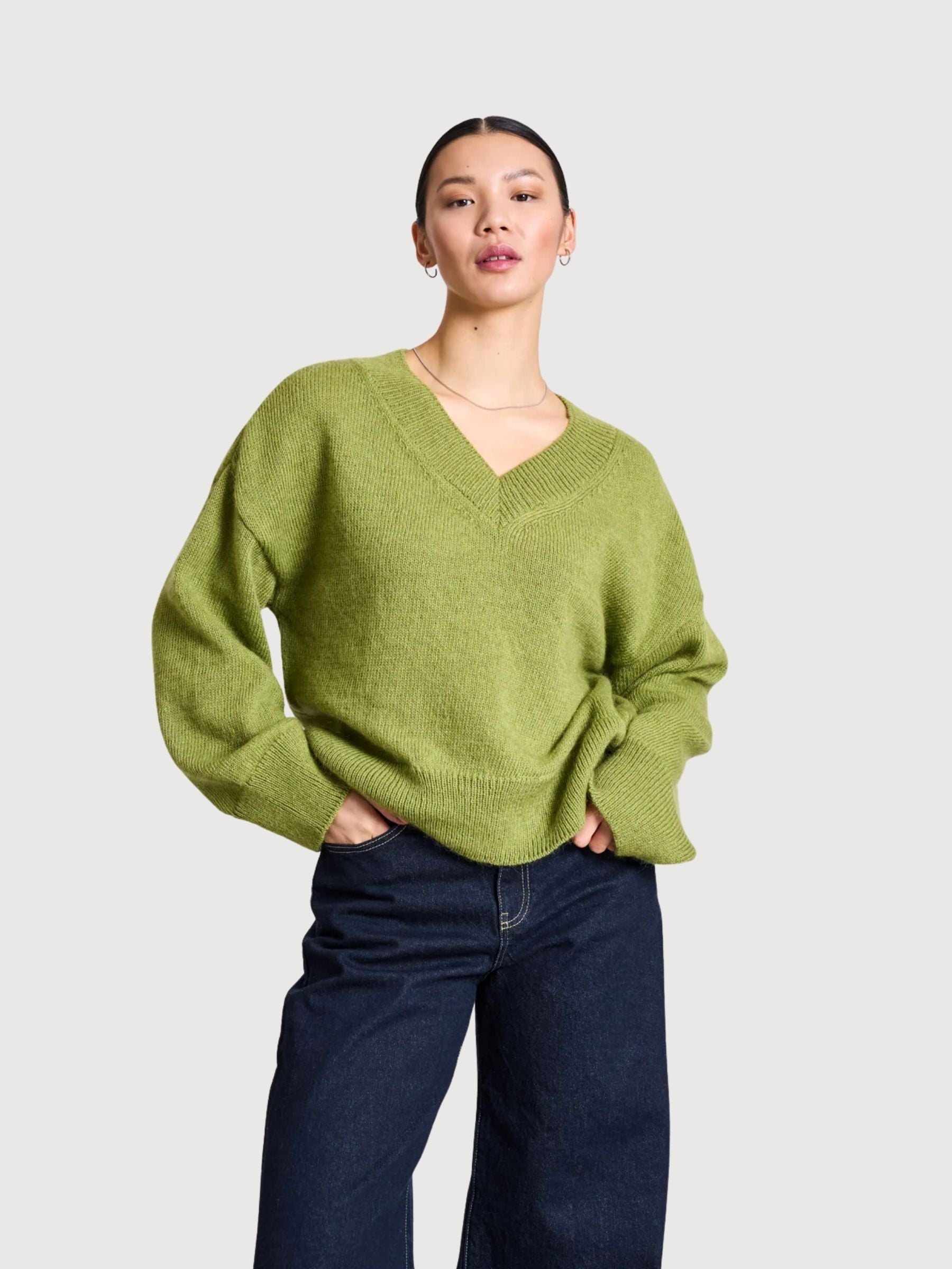 Pullover Yica Grüne Frau | Jan N June