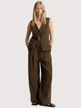 Vest Latanja Woman Carafe | Kings Of Indigo