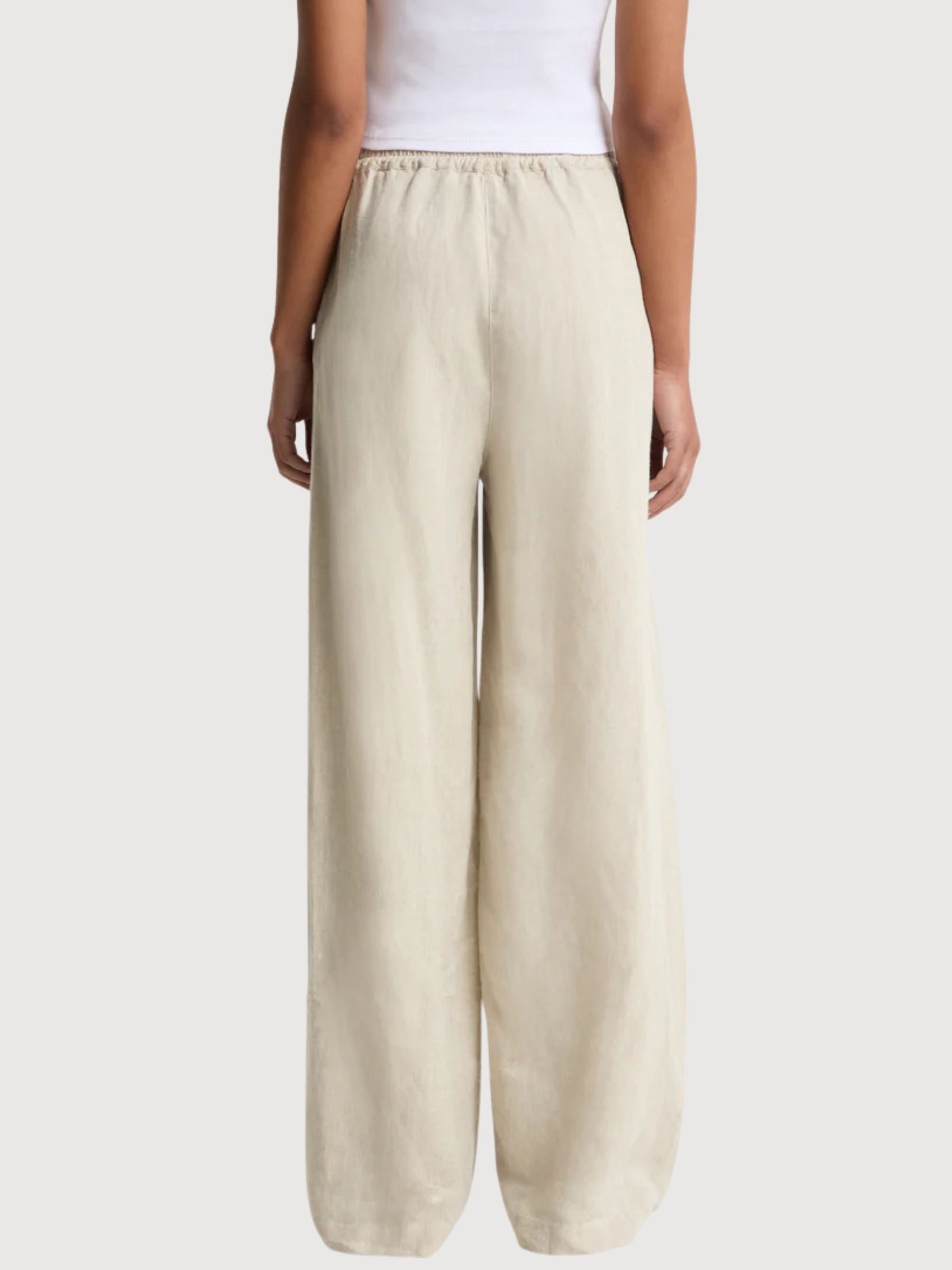 Lilian Trousers Undyed Linen | King Of Indigo
