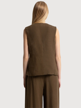 Vest Latanja Woman Carafe | Kings Of Indigo