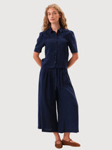 Pantaloni Hannika Marine | Feli e Hans