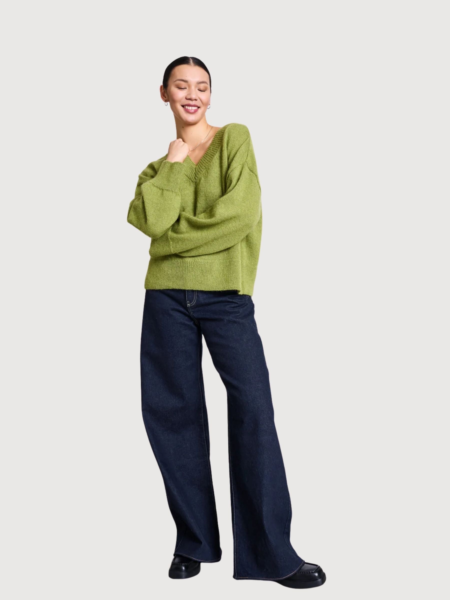 Pullover Yica Grüne Frau | Jan N June