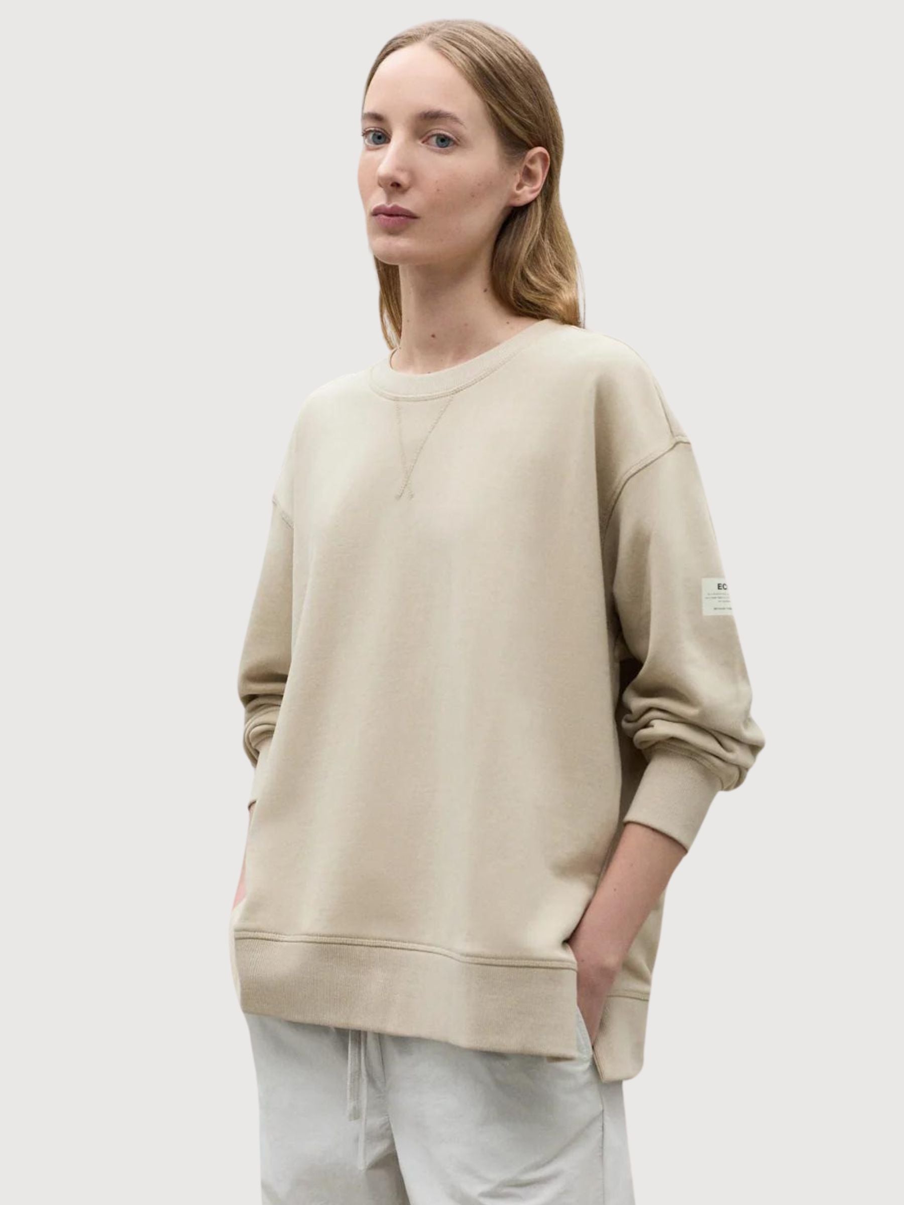 Sweatshirt Moss Beige aus Bio-Baumwolle | Ecoalf