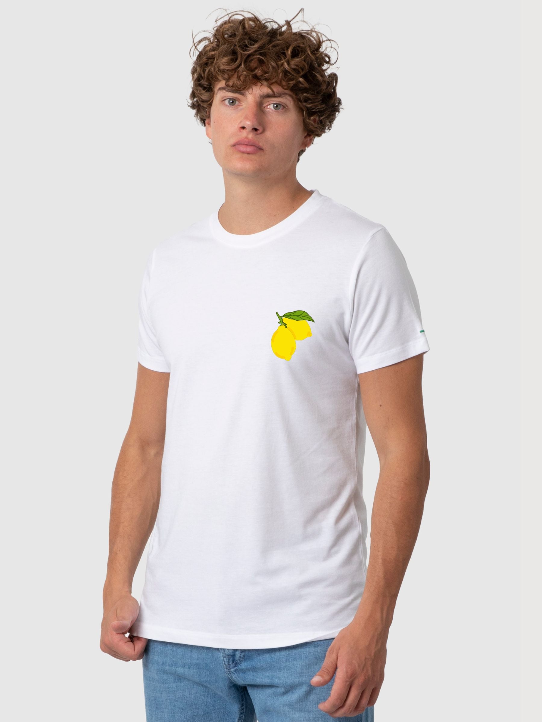 Daniel T-shirt Limone Bianco | Re-Bello