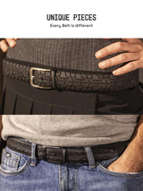 Belt from re-used bicycle tyres | Cingomma