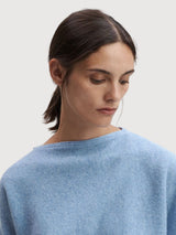Pullover Nena Azzuro Woman Cotton/Wool | Stapf