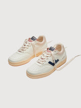 Sneakers Retro 90s Navy Caramel Vegan | Flamingos Life