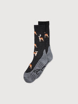 Hirsch Anthrazit Merino Socken | Alfredo Gonzales