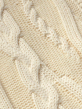 Aria Strickweste in Ecru für Damen | Thinking Mu