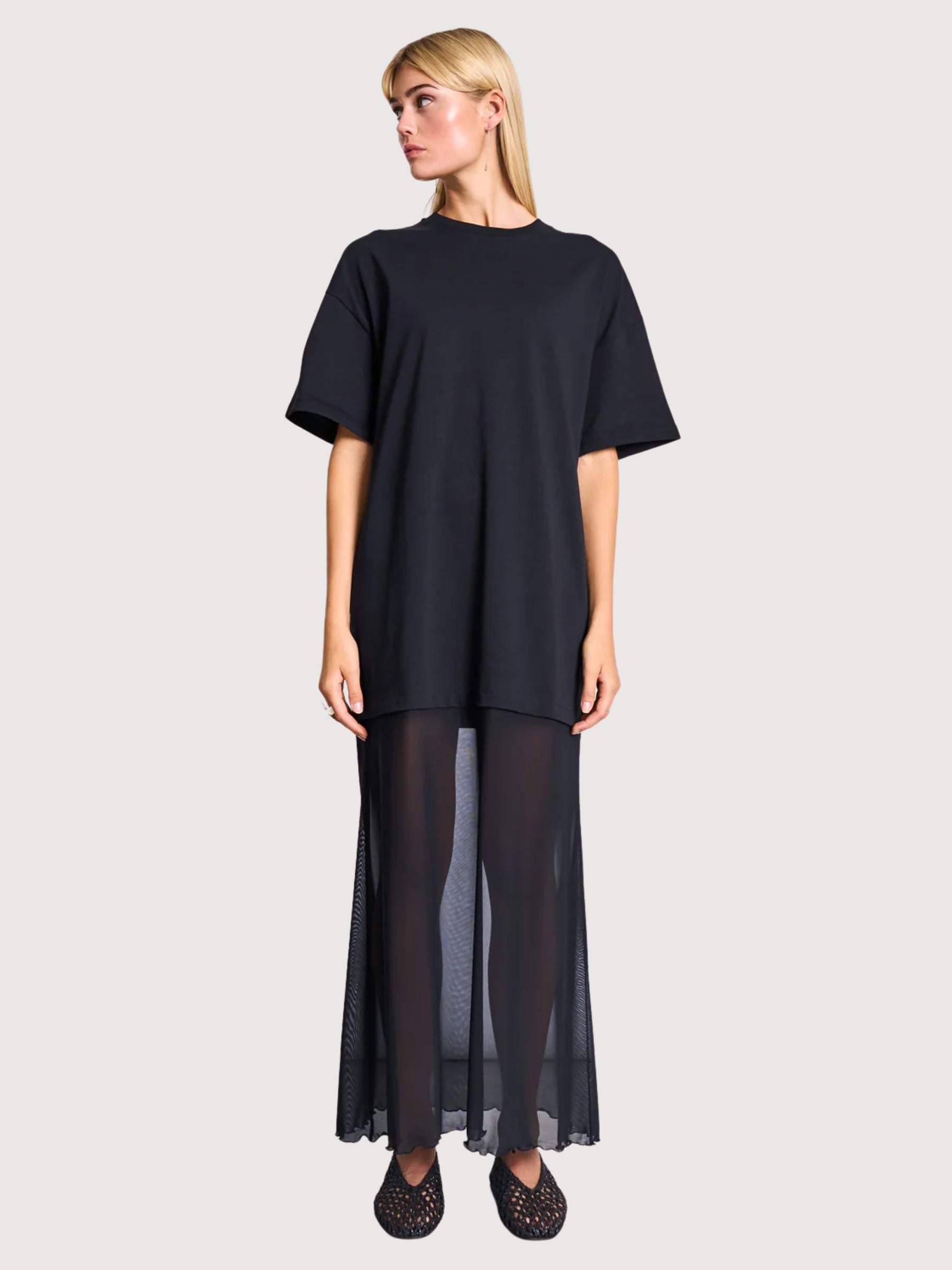Jersey Dress Lacerta Black | Jan N June
