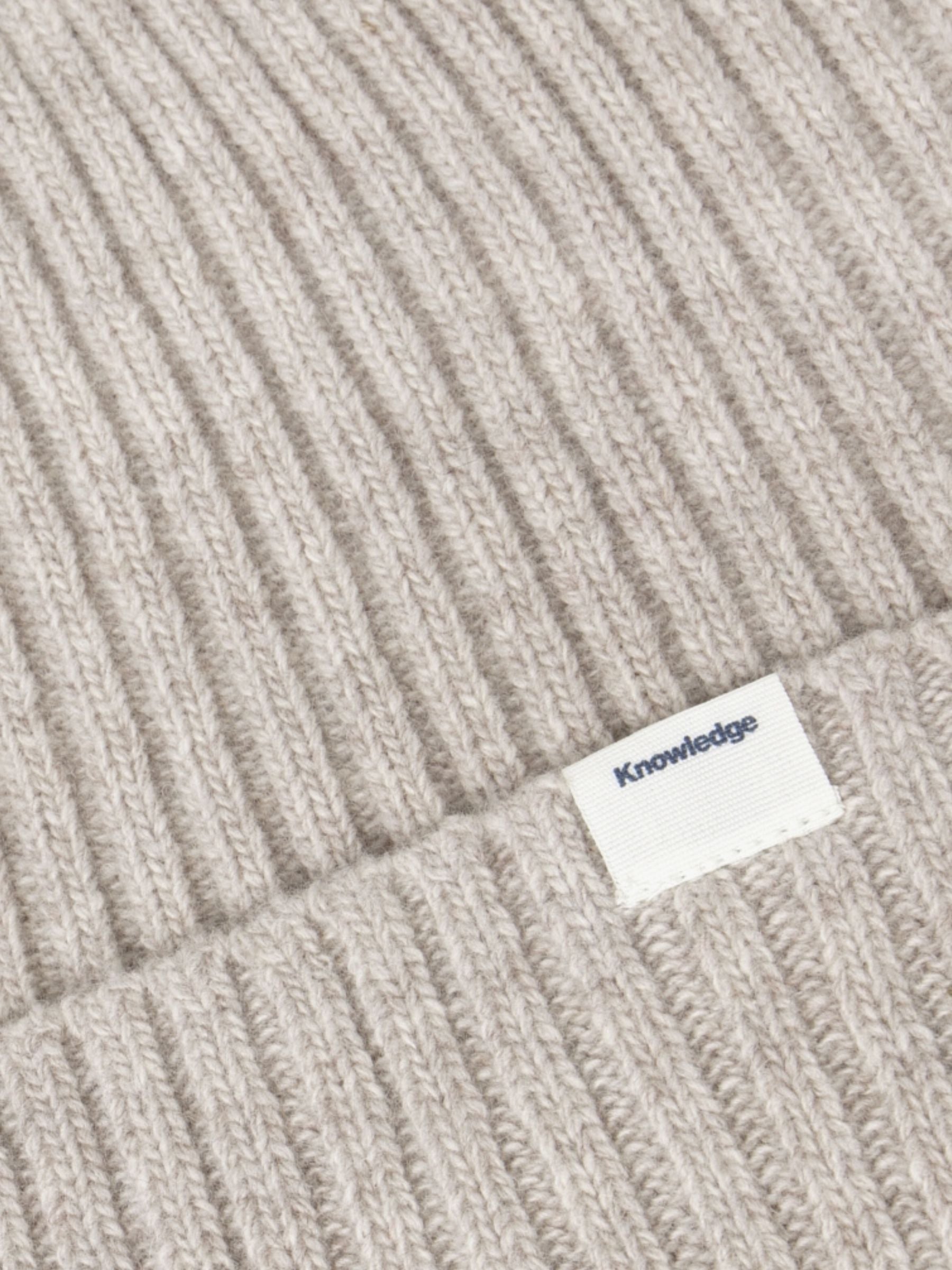 Beanie Rib NatureMelange| Knowledge Cotton Apparel