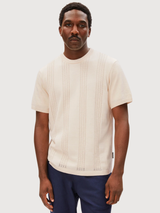 COTTON KNIT T-SHIRT Pure | ARMEDANGELS