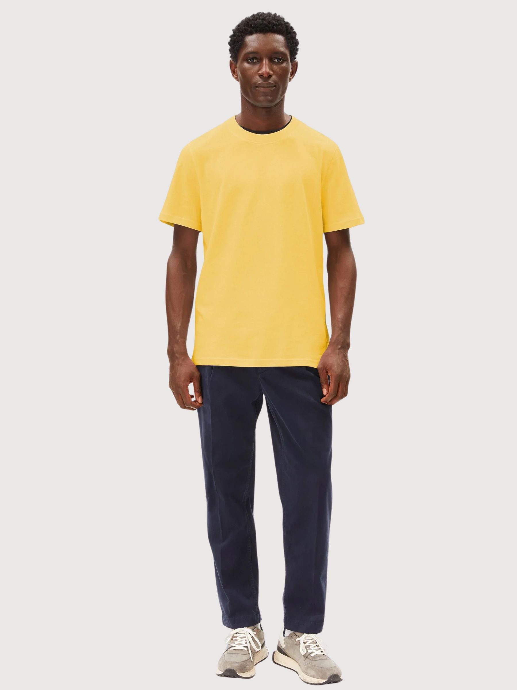 Mid Weight T-Shirt Maarkos Sunflower | Armedangels