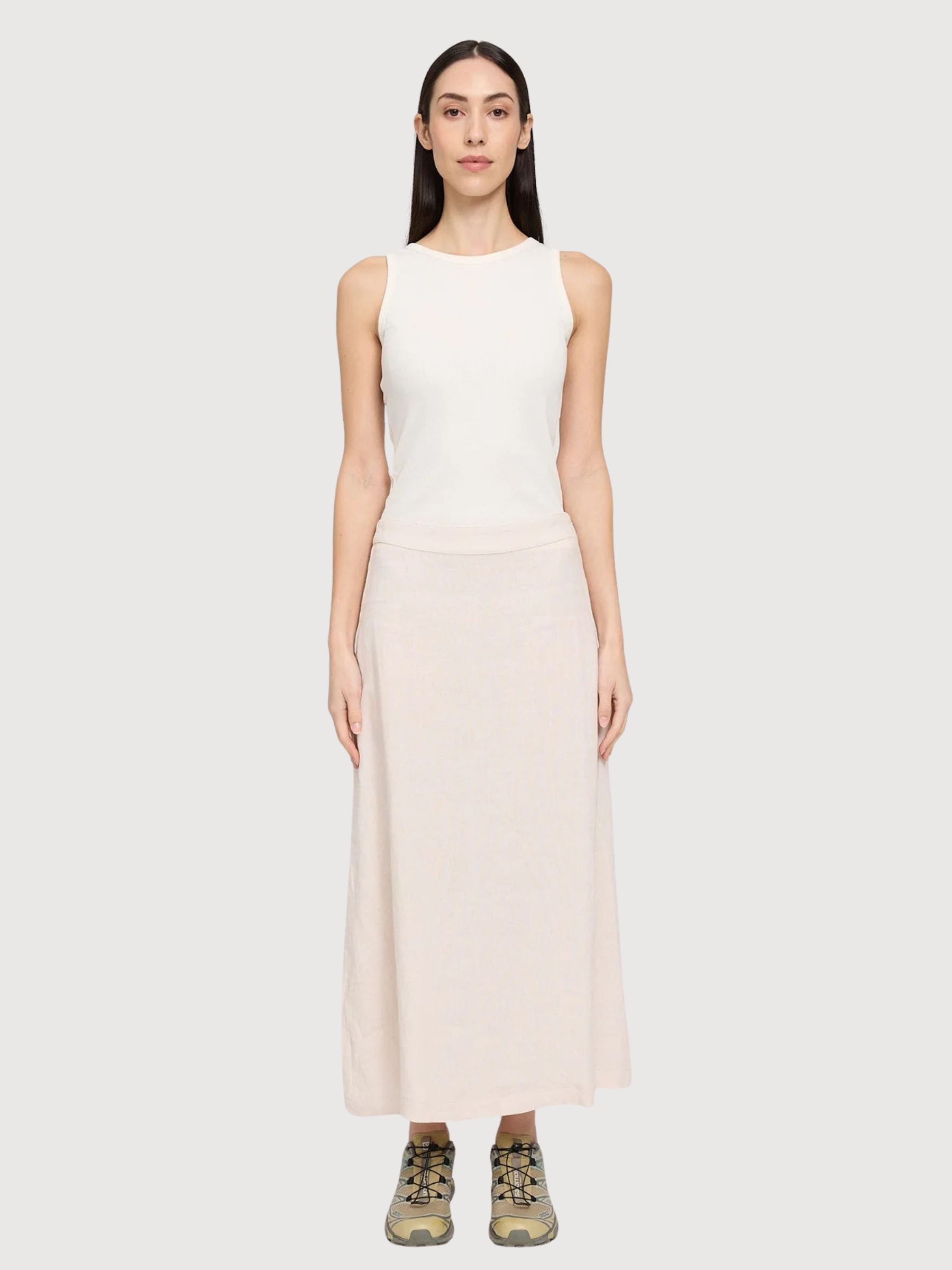 Skirt Midi Linen Moon | Mazine
