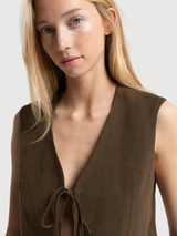 Vest Latanja Woman Carafe | Kings Of Indigo