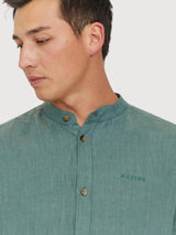 Camicia Altona Verde Lino | Mazine
