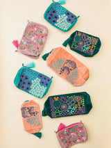 Kosmetiktasche VELVET BLOOM ART bunt | Tranquillo