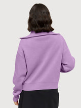 Inha Zip Pullover Lilac Pink Damen | Mazine