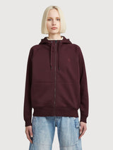Premium Core 2.1 HDD Zip Damen Bordeauxrot | G-Star Raw