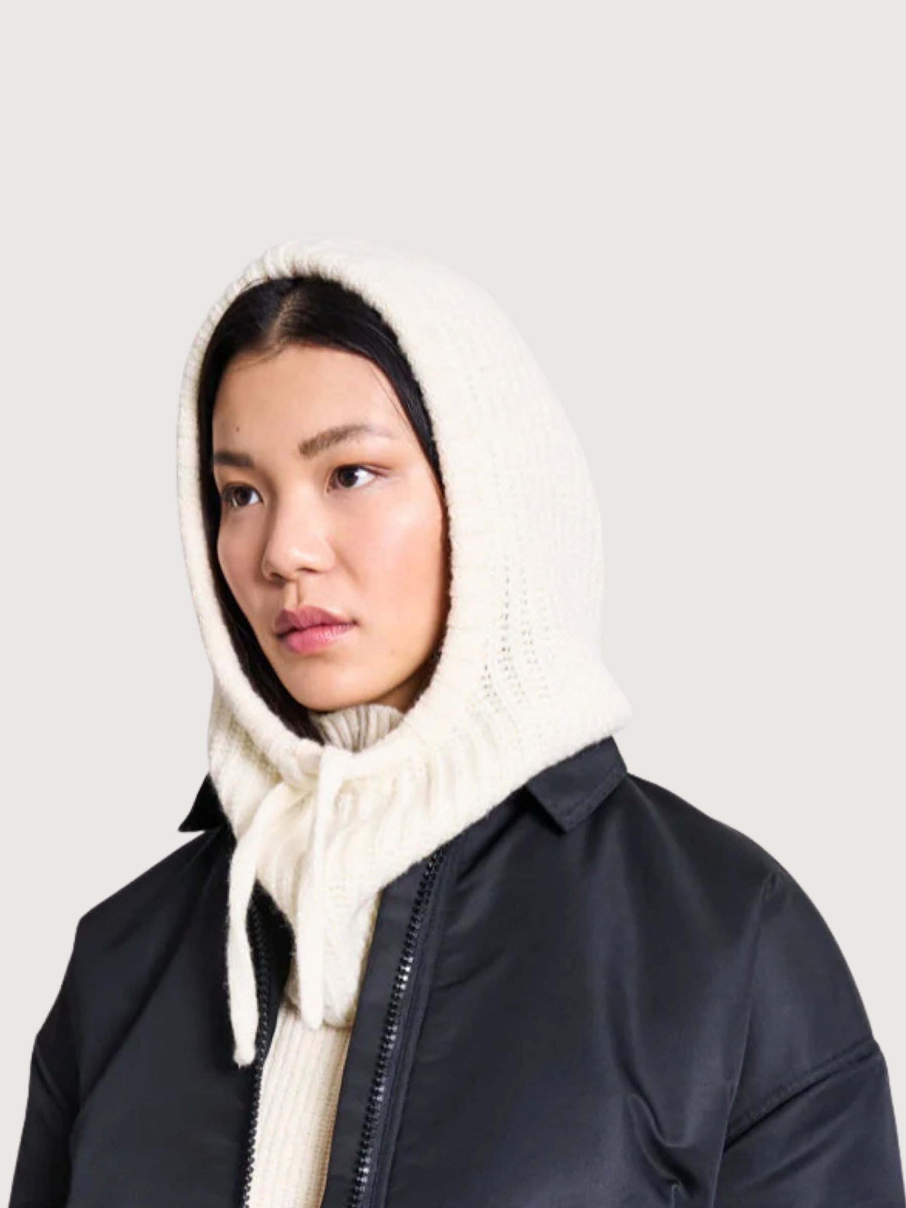 Passamontagna Wooly Pioggia Bianco Donna | Jan N June