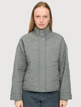 Jacket Floral Quilt Green Woman | Mazine